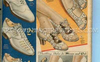 1935 Shoe fashions for women, men, and children