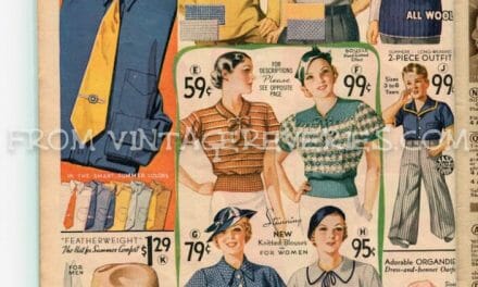 1930s shirts and hats for men, blouses for women, and outfits for boys and girls