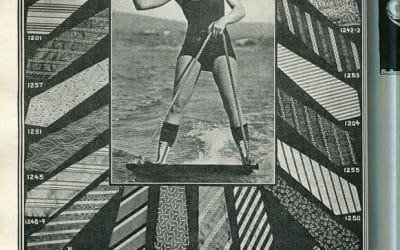 1924 Girl in a Swimsuit and Skirt Fashions
