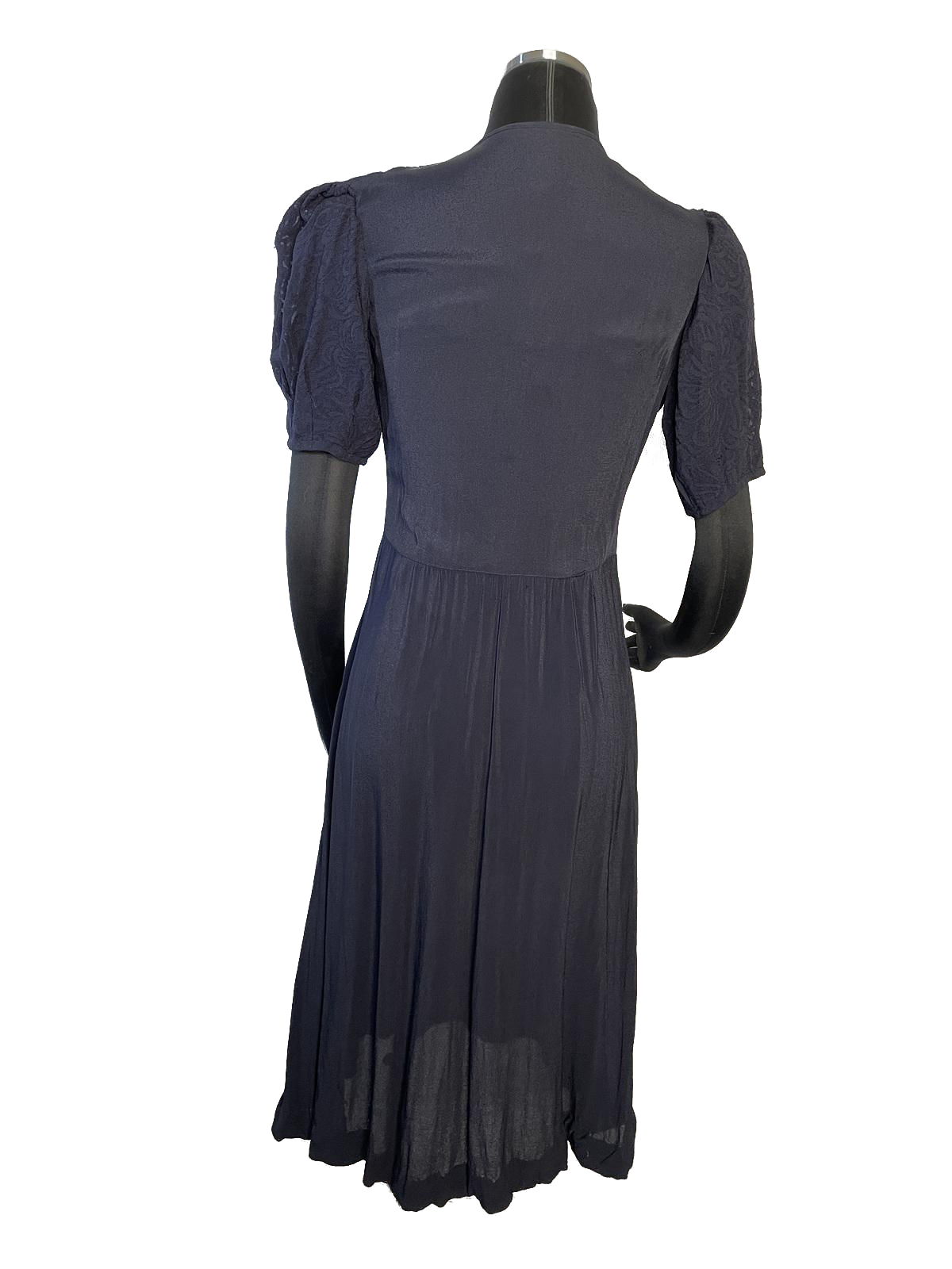 Dainty Blue 1930s Vintage Dress  VintageReveries - Vintage Fashion Shop  and Blog