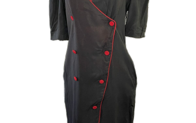 1980s does the 1940s pinup wrap dress – by Cactus NYC